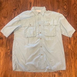 Vintage Magellan men’s “Aransas Pass” short sleeve vented shirt size L